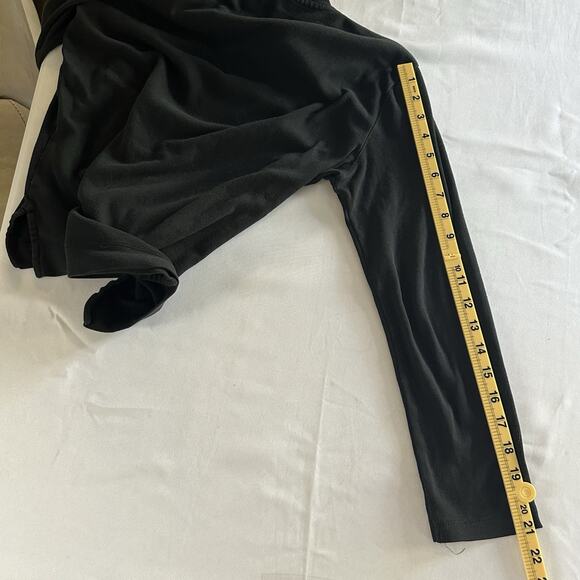 Ralph Lauren women S Long Sleeve Black Hooded Top with Logo - Picture 7 of 8